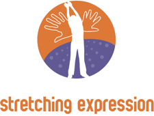 Yoga for kids Logo stretching expression camp
